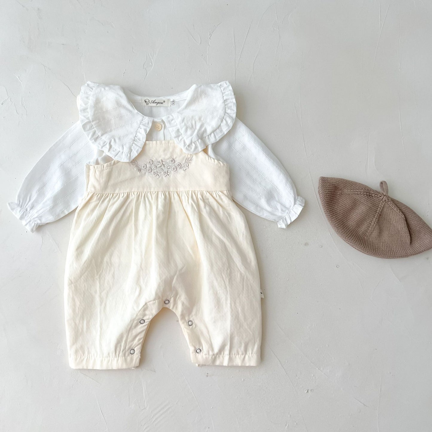 Baby Girl's Romper 2-Piece Set