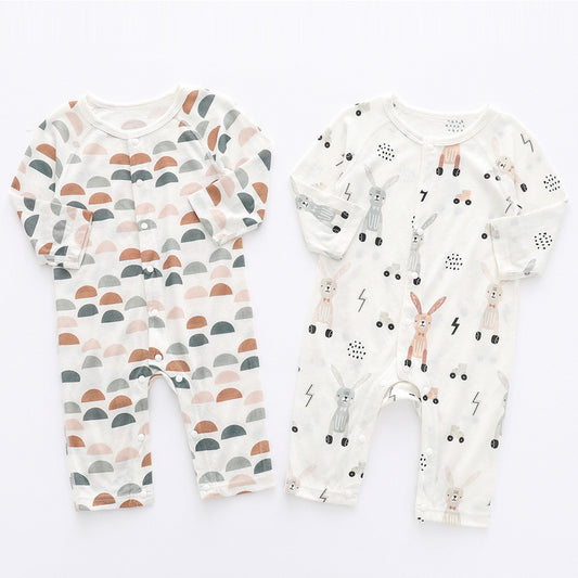 Baby's Soft Bamboo Fiber Baby Jumpsuit Onesies