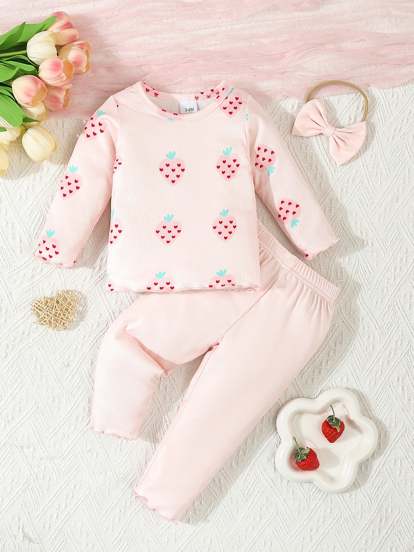 Baby's Strawberry 3-Piece Set