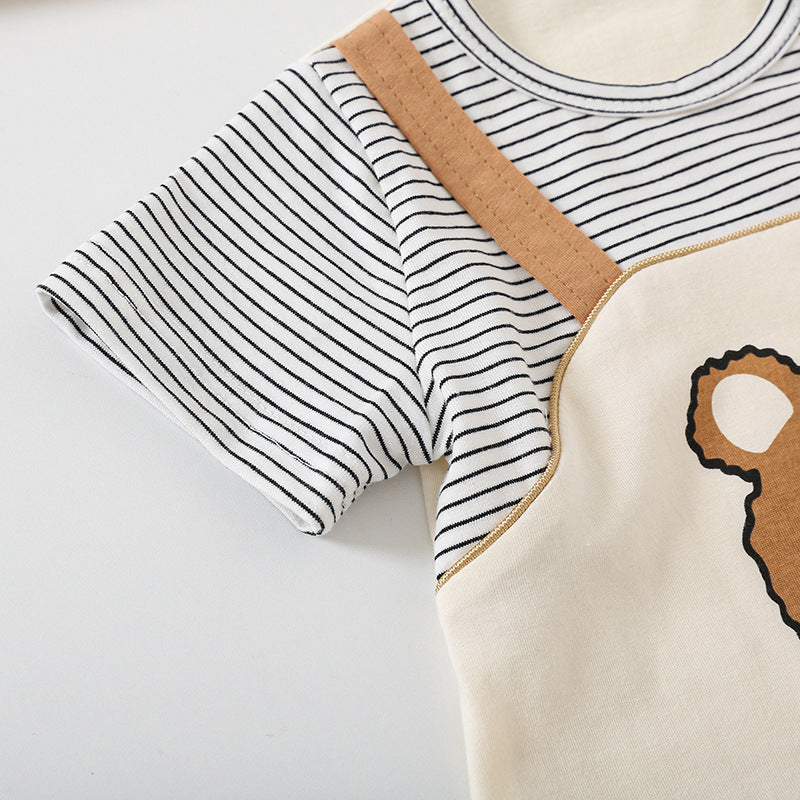 Baby's Bear Short Sleeve 2-Piece Set