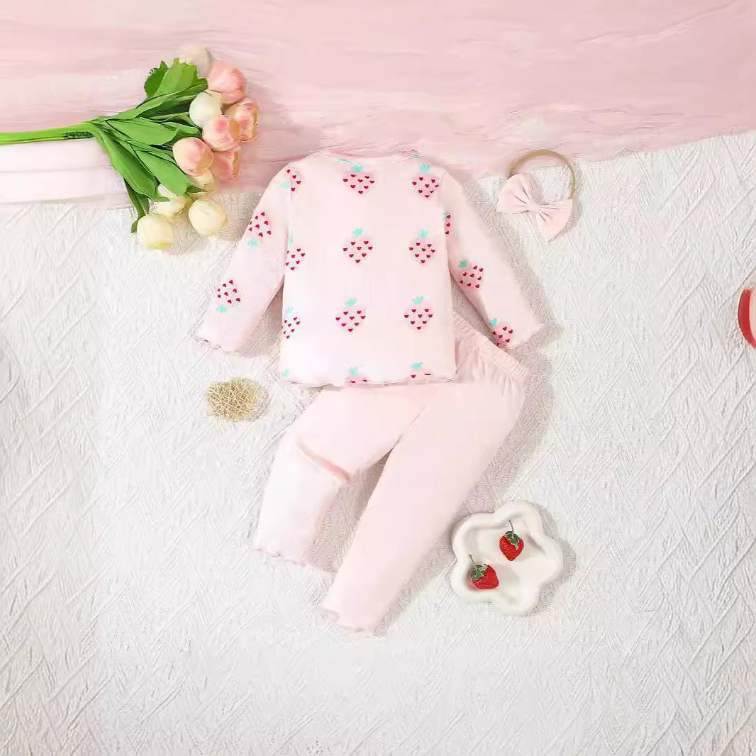 Baby's Strawberry 3-Piece Set